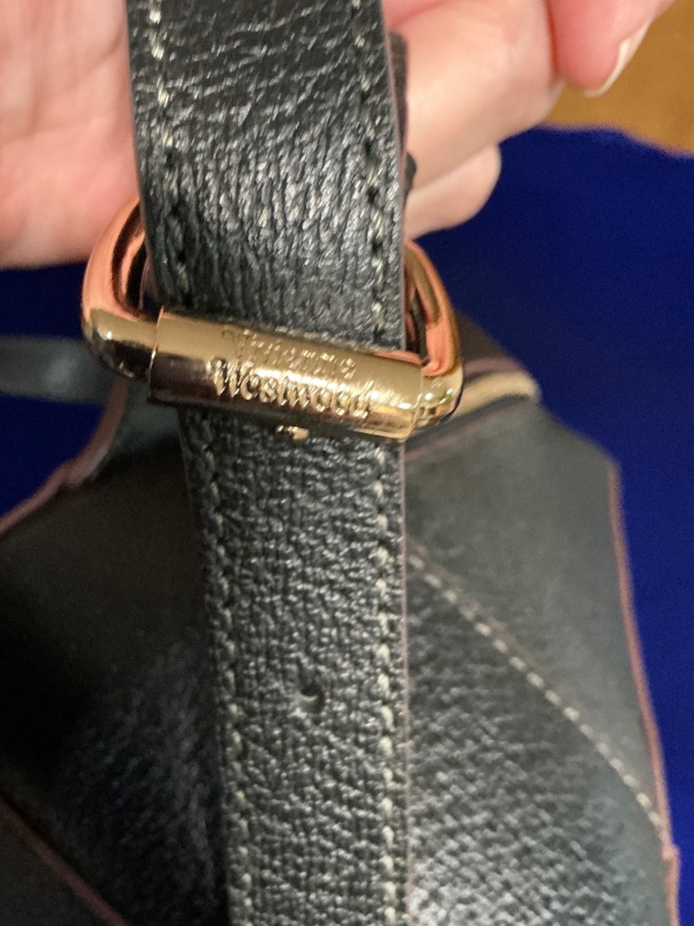 Vivienne Westwood mini black leather backpack - Picture 8 of 8